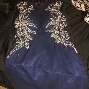 Elegant open back dress